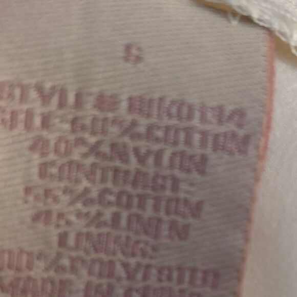 Anthropologie Champagne &Strawberry Womens Ivory Lace Midi Skirt Sz S - Picture 7 of 9
